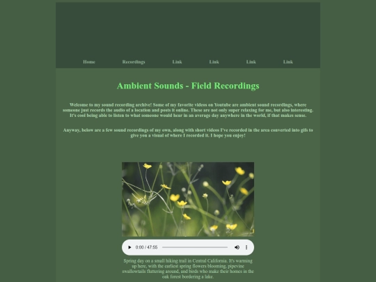 nature-recordings screenshot