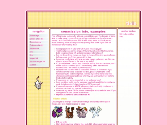 commissioninfo screenshot