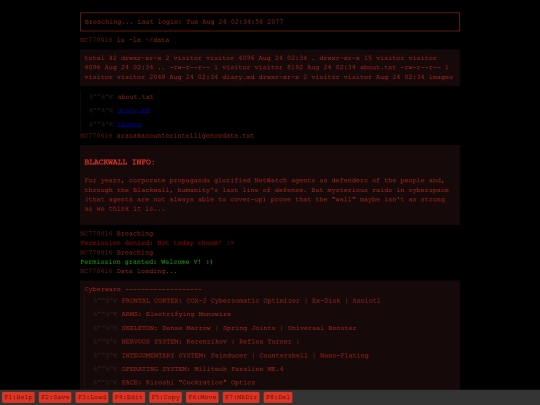 index screenshot