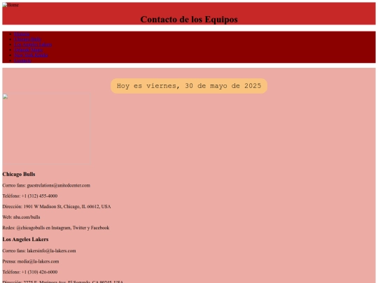 Contacto screenshot