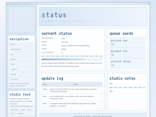 status screenshot