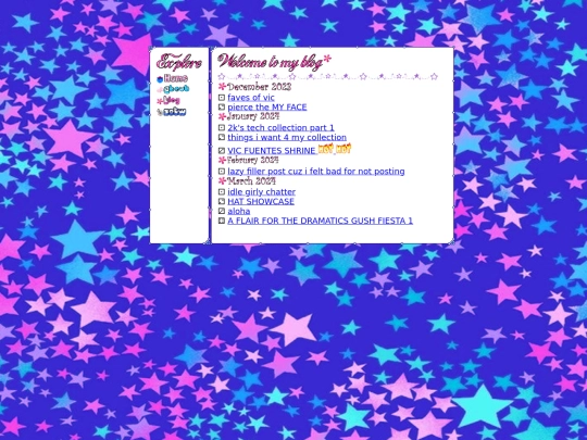blog screenshot