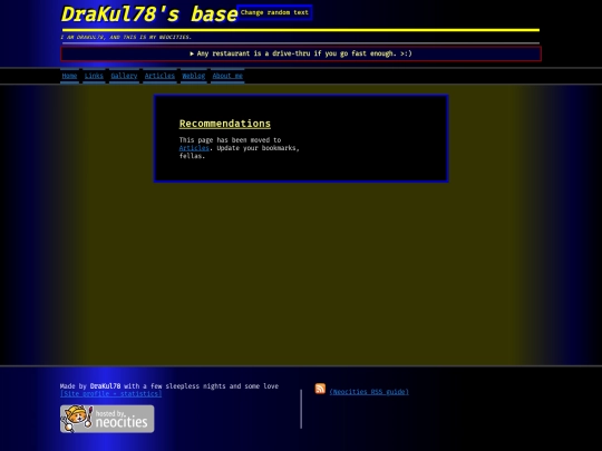 recommendations screenshot