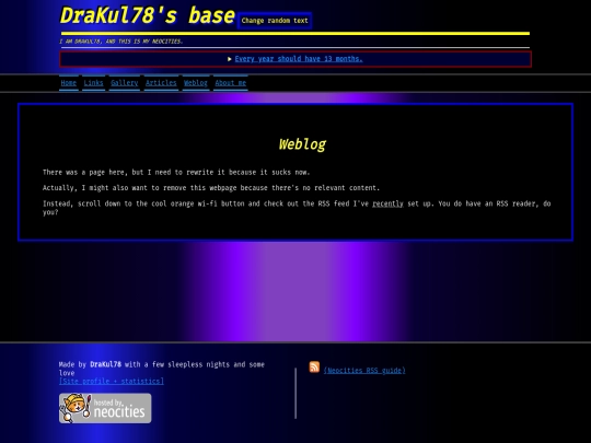 weblog screenshot