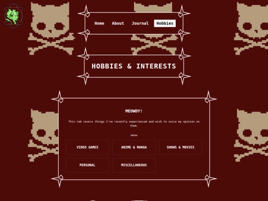 hobbies screenshot