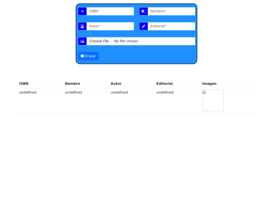 Biografia/Ejercicio17/form_libros screenshot