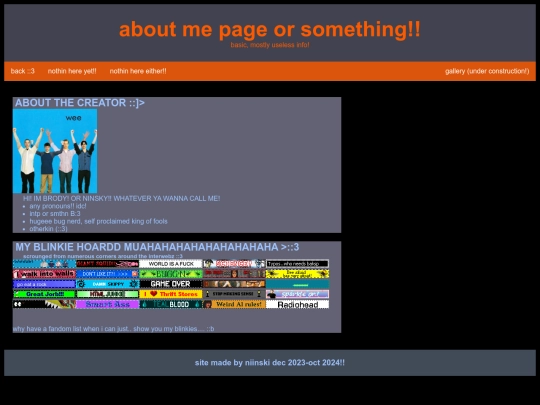 aboutme screenshot
