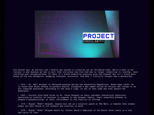 projects/projectsingularity screenshot