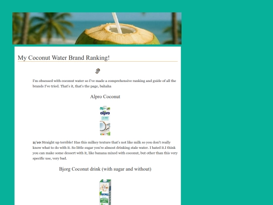 coconutwater screenshot