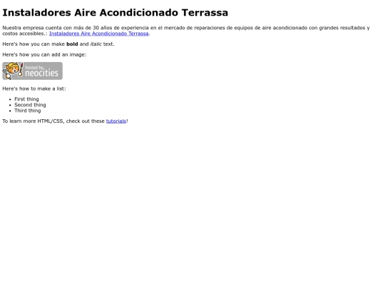 index screenshot