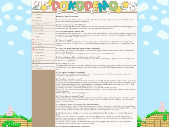 faq screenshot