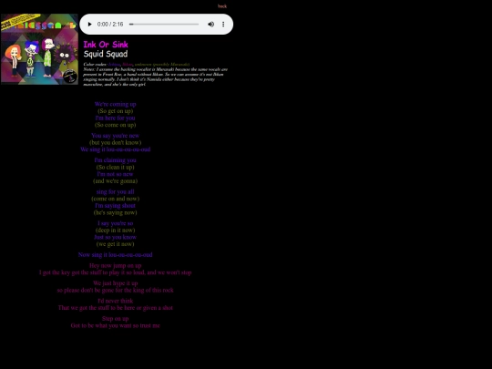 shrines/splatoon/lyrics/inkorsink screenshot