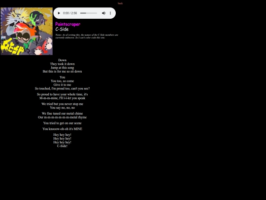 shrines/splatoon/lyrics/paintscraper screenshot