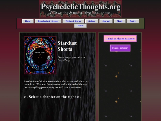 Webpages/fiction_stories/We_Are_Stardust_Series/We_Are_Stardust_Landing_Page screenshot
