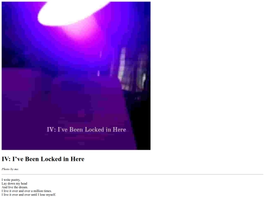 Webpages/poetry/weirdo_in_the_dark/iv screenshot