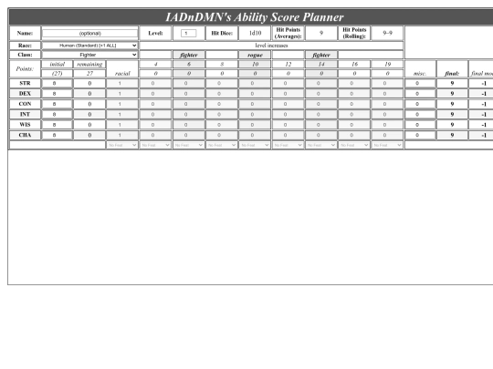ASPlanner screenshot