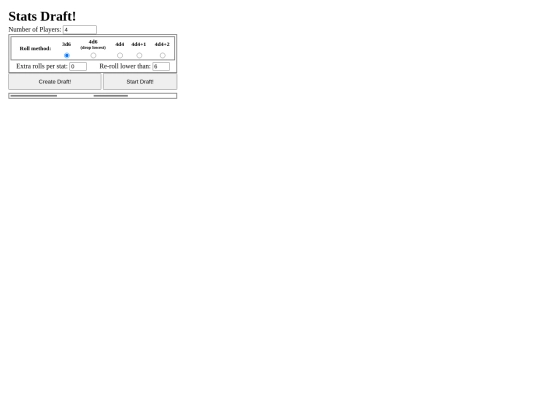 stats-draft screenshot