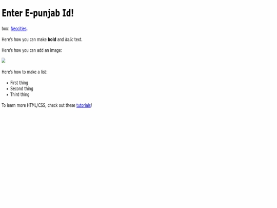 index screenshot
