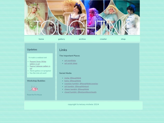 links screenshot