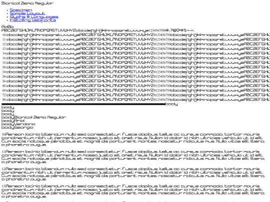 webfontkit-20230813-111603/bionicaldemo-8mj5a-demo screenshot