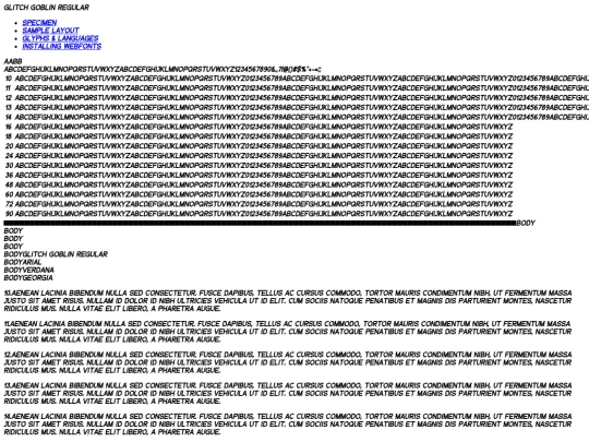 webfontkit-20230813-111603/glitchgoblin-2o87v-demo screenshot