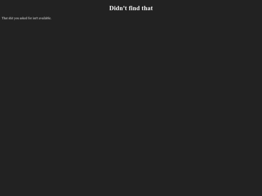 not_found screenshot
