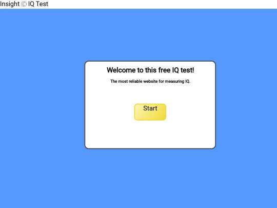 iqtest screenshot