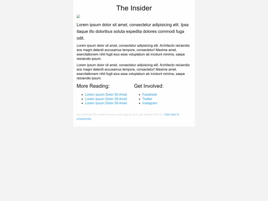 mail-foundation/newsletter screenshot