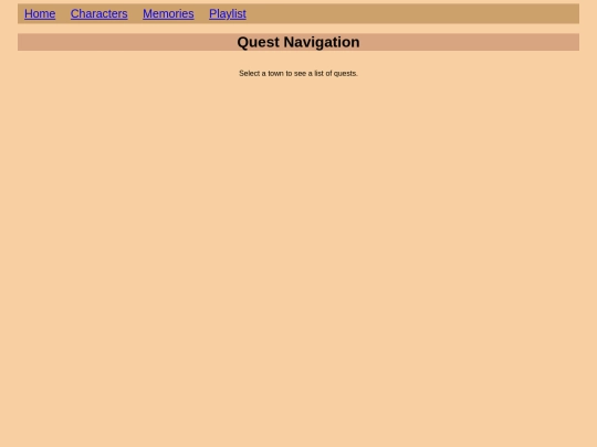 town-nav screenshot