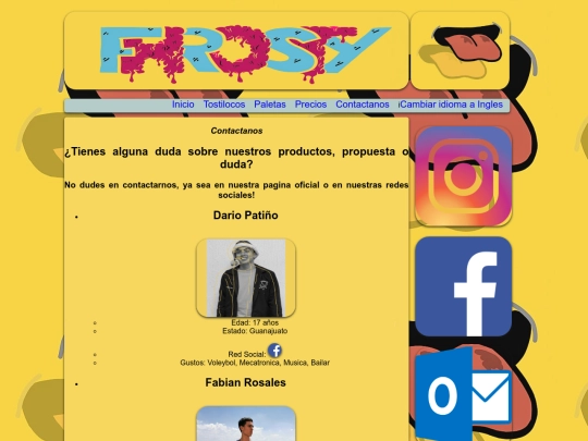 pag web/contactanos screenshot