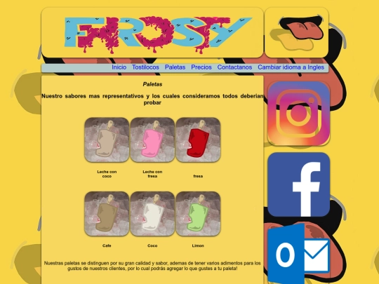 pag web/paletas screenshot