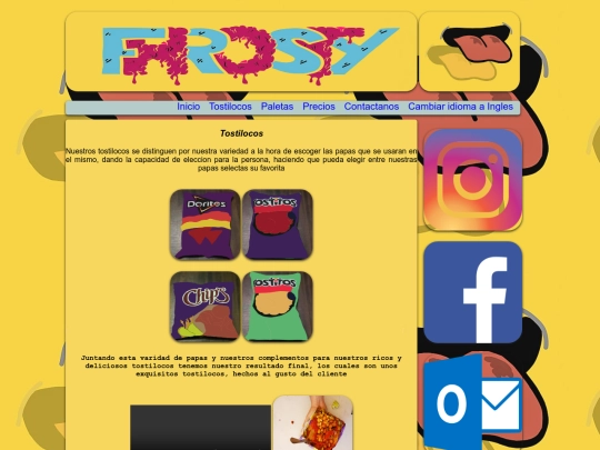 pag web/tostilocos screenshot