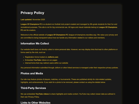 privacy screenshot