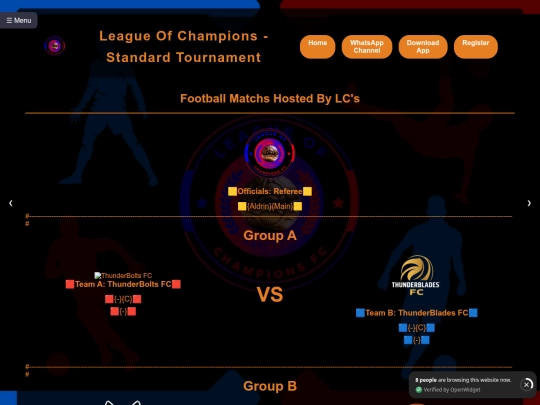 standard-tournament screenshot
