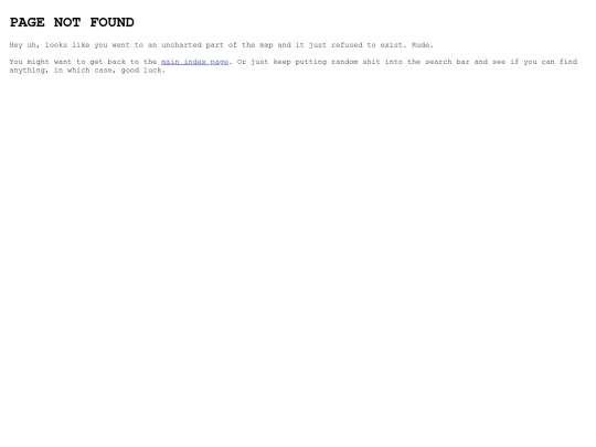 not_found screenshot