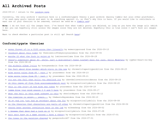 pages/archives/overview screenshot