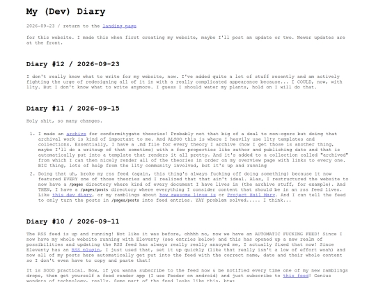 pages/posts/diary screenshot