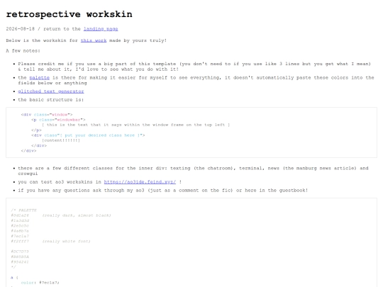 pages/posts/workskins/retrospective screenshot