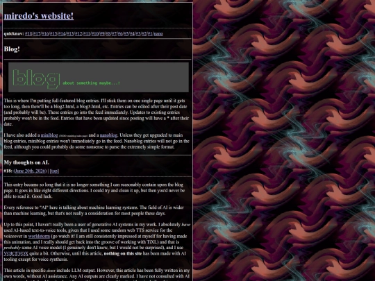 blog screenshot