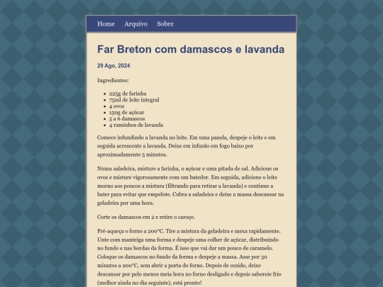 posts/2024-08-29-Far-Breton-com-damascos-e-lavanda screenshot