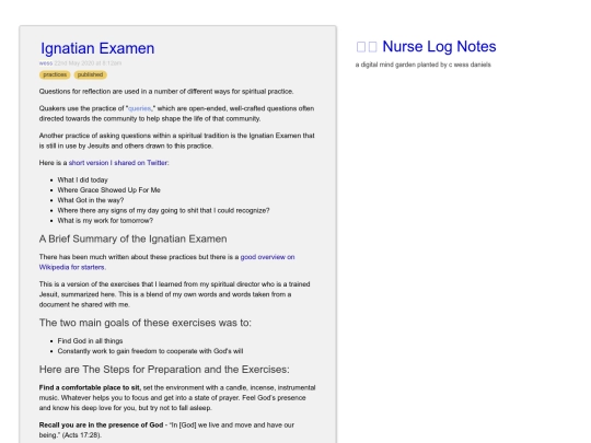ignatian-examen screenshot