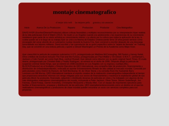 montaje cinematografico screenshot