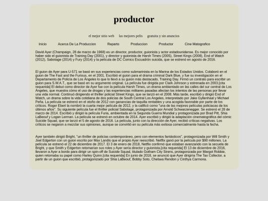 productor screenshot