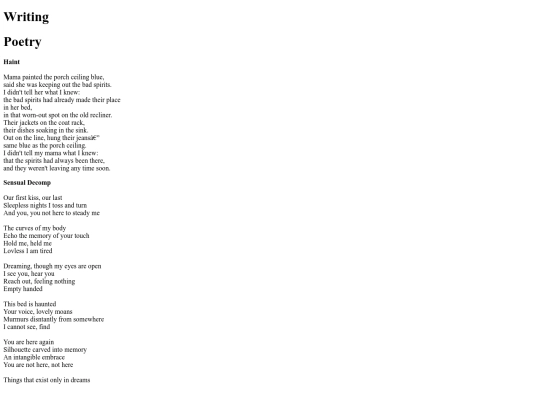 writing screenshot