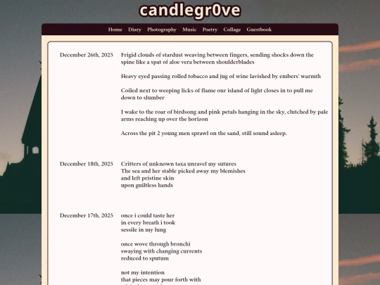 poetry screenshot