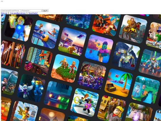 login screenshot