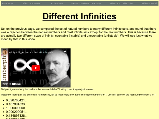 differentinfinities screenshot