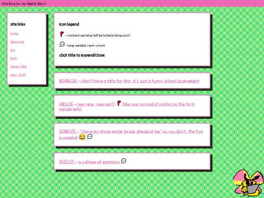 blog screenshot