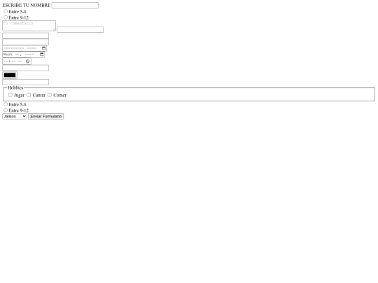 form screenshot