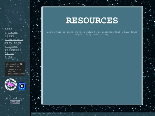 resources screenshot